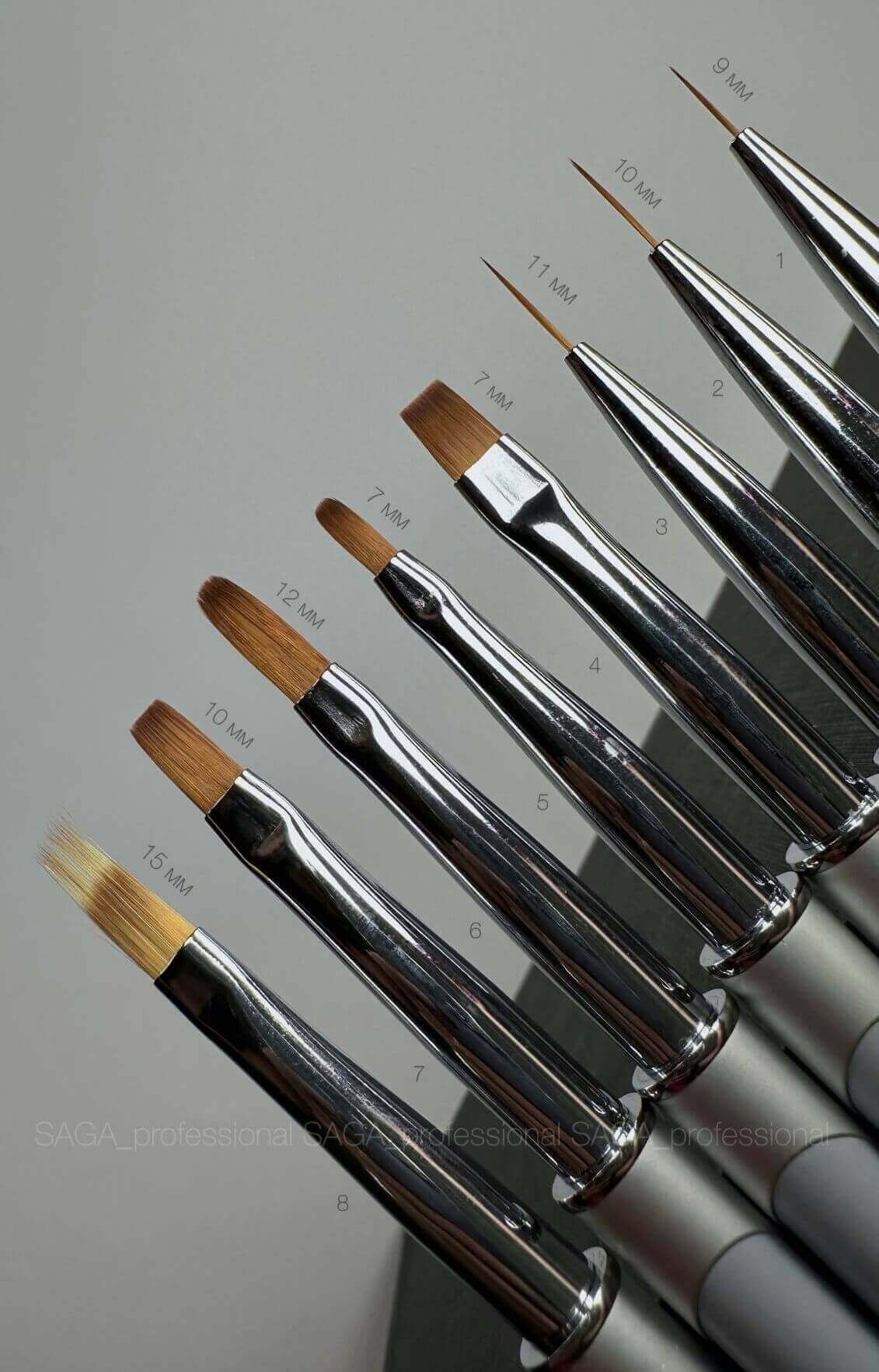 SAGA Nail brush 05, 7mm - obrazek 2