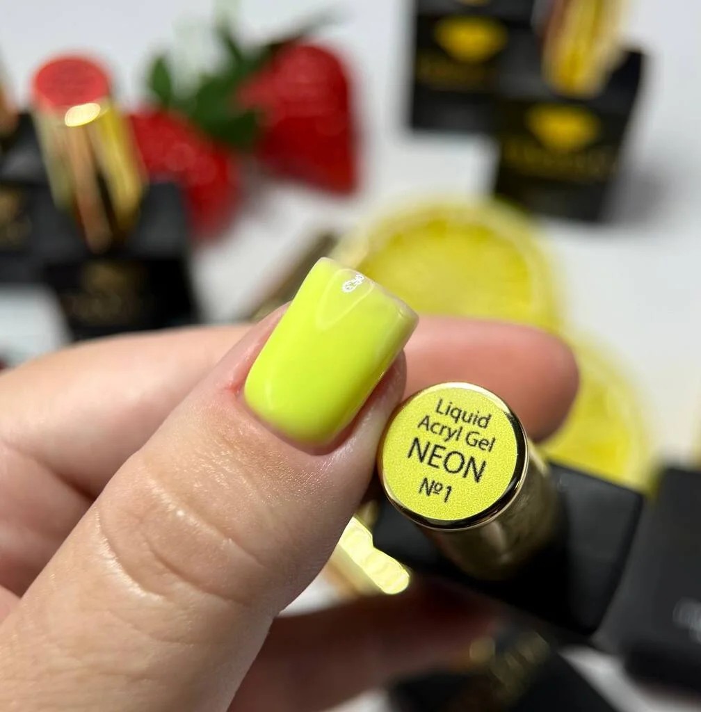 Crystal Acryl Gel Neon 01, 12 ml - obrazek 2