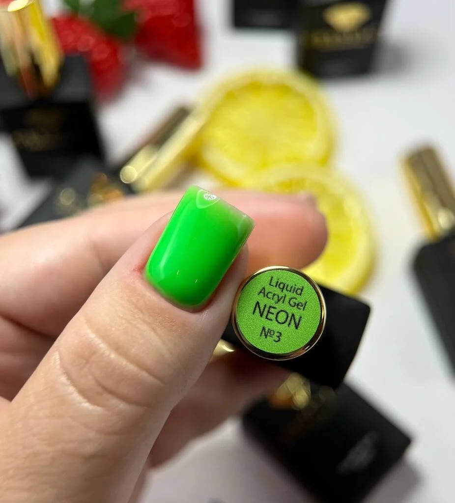 Crystal Acryl Gel Neon 03, 12 ml - obrazek 2