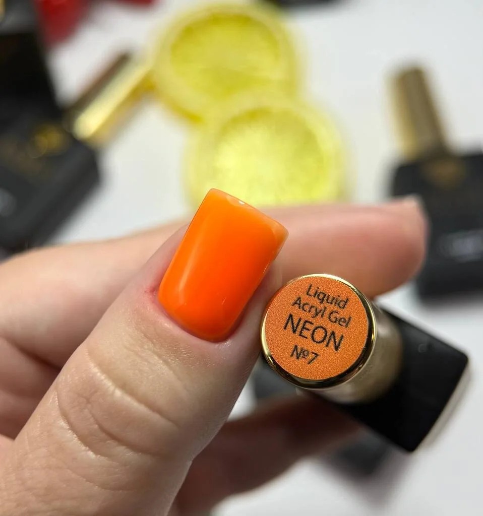 Crystal Acryl Gel Neon 07, 12 ml - obrazek 2