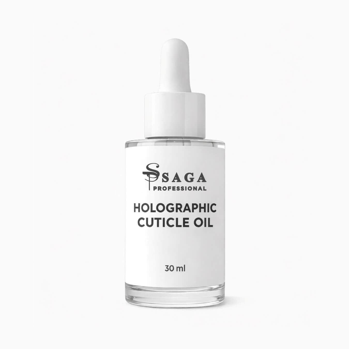 SAGA Professional - holograficzny suchy olejek do skórek i dłoni 30 ml