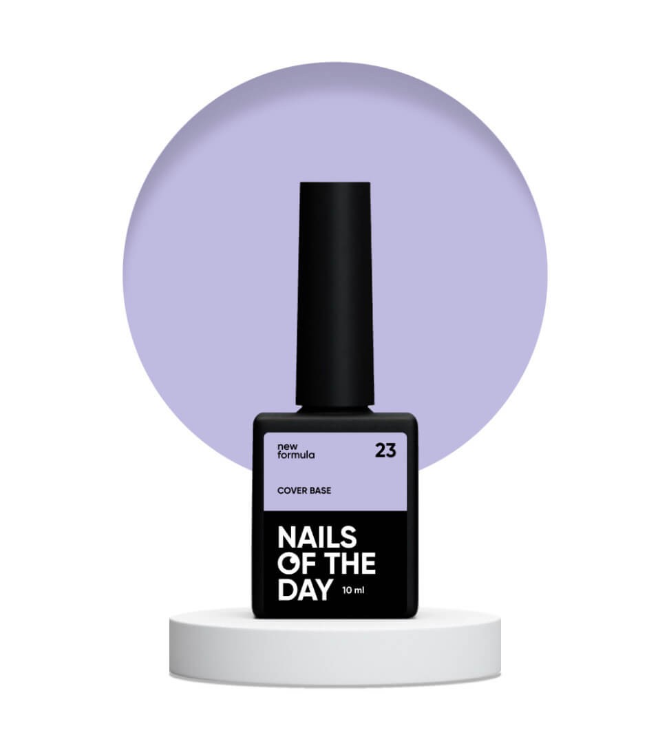 NAILSOFTHEDAY Cover base New 23, półprzezroczysta 10 ml