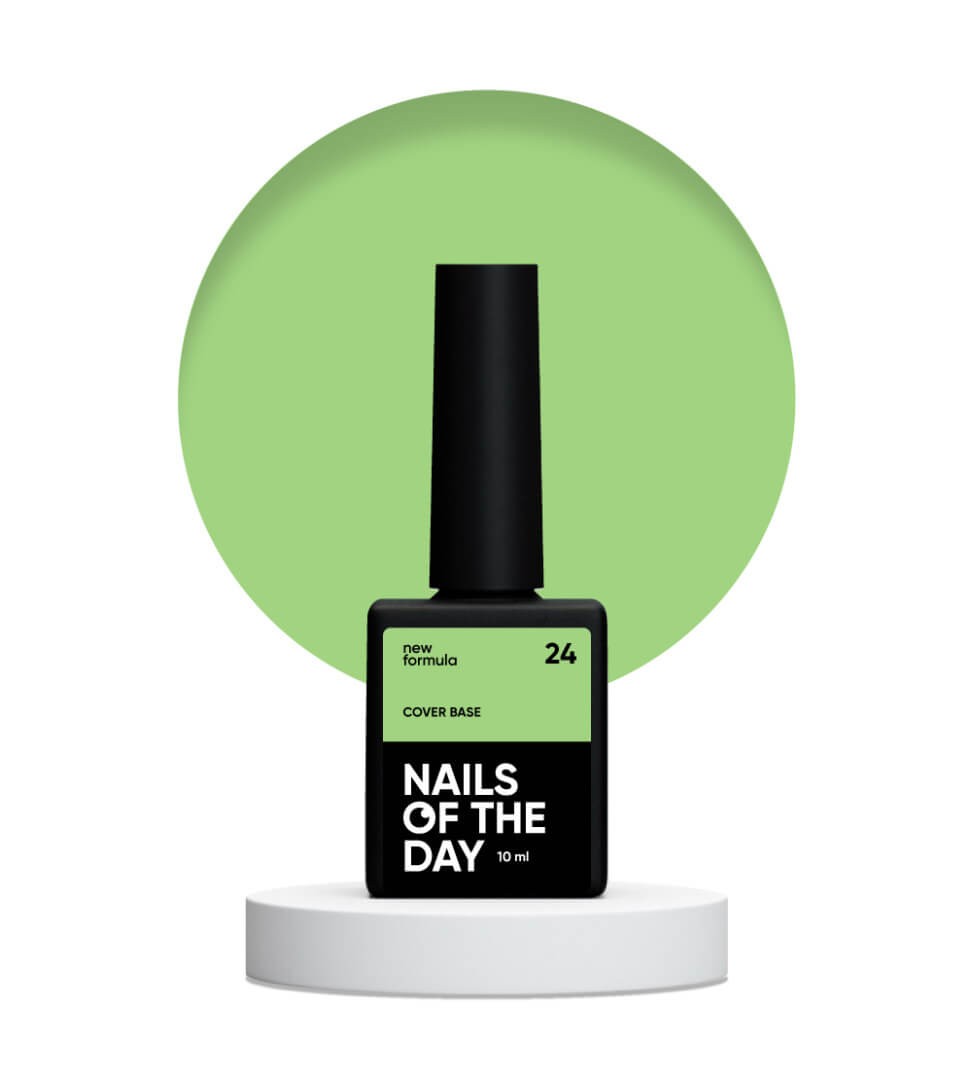 NAILSOFTHEDAY Cover base New 24, półprzezroczysta 10 ml
