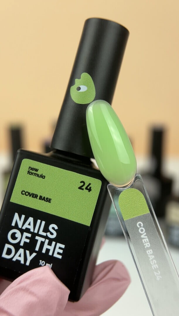 NAILSOFTHEDAY Cover base New 24, półprzezroczysta 10 ml - obrazek 2